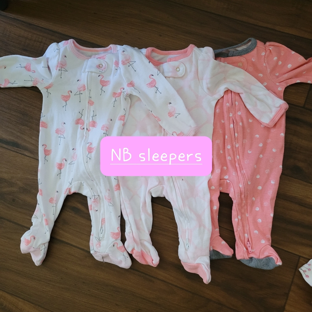 Newborn Baby Girl sleepers